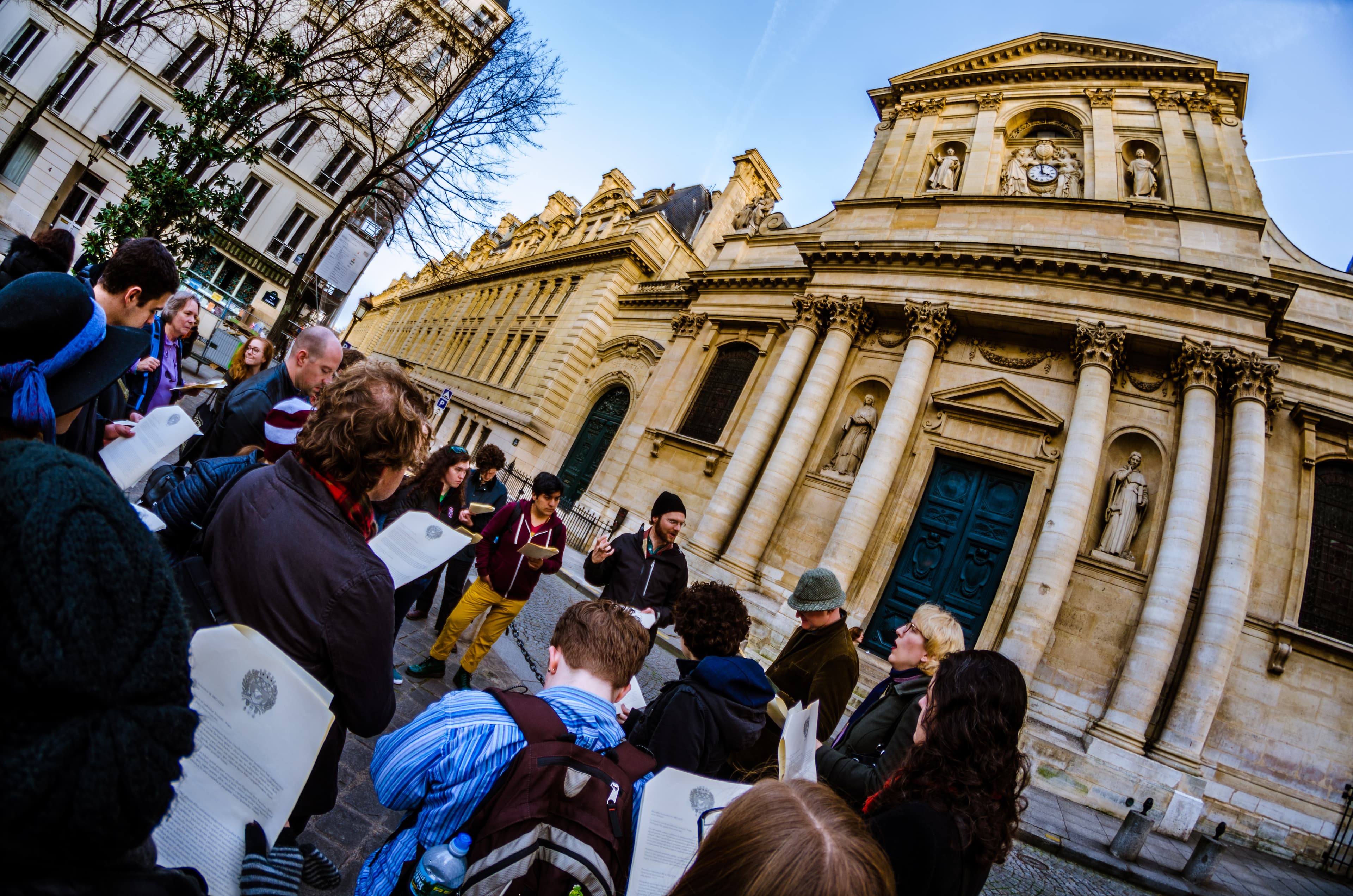 Reading Medieval Latin at Place de la Sorbonne