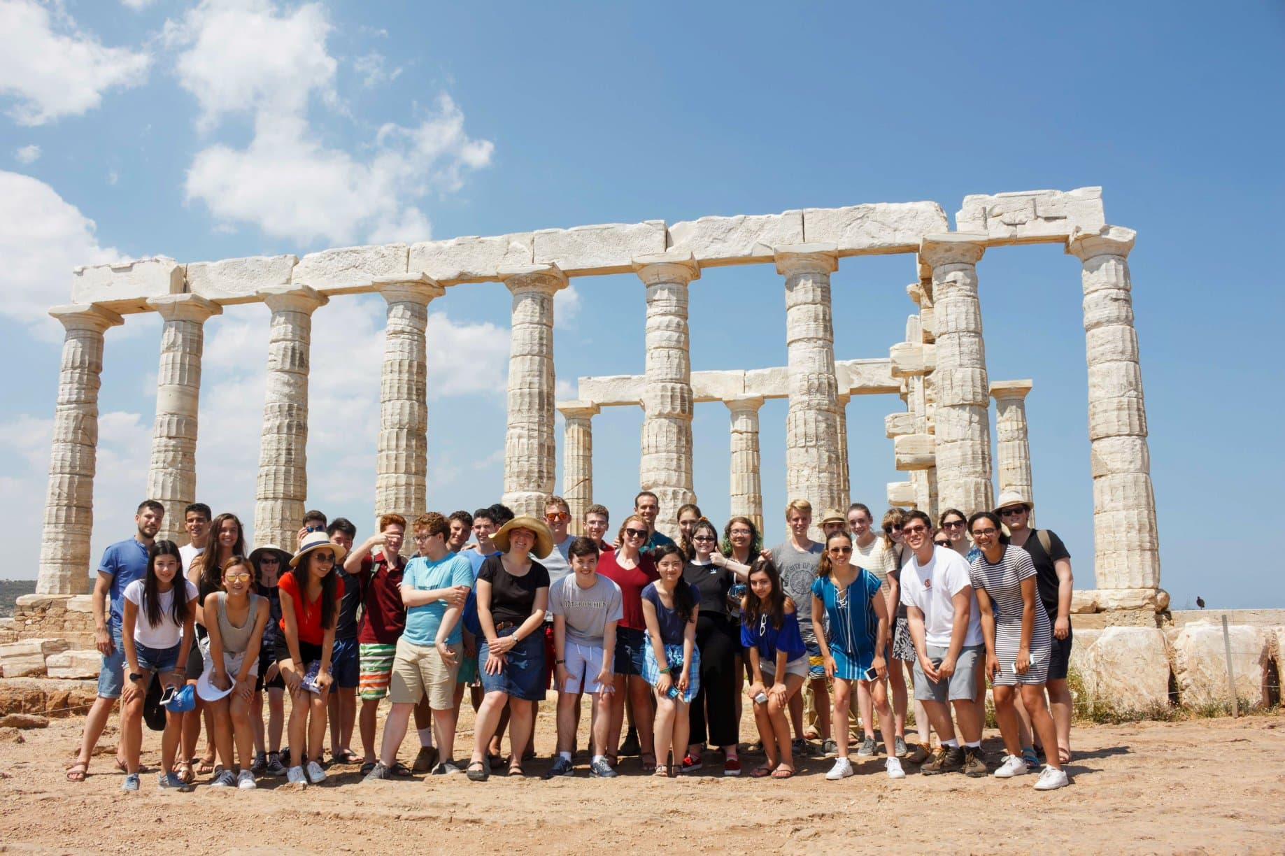 At the Temple of Poseidon on Cape Sounion