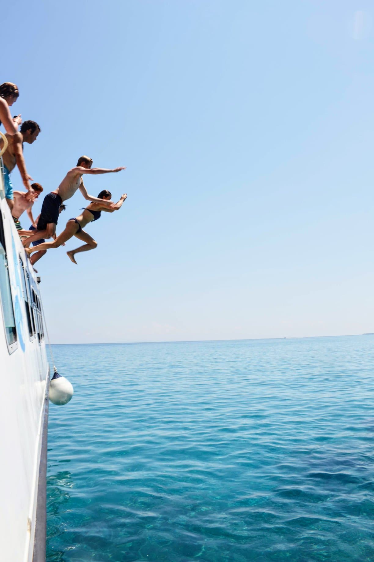 Leaping into the Aegean!