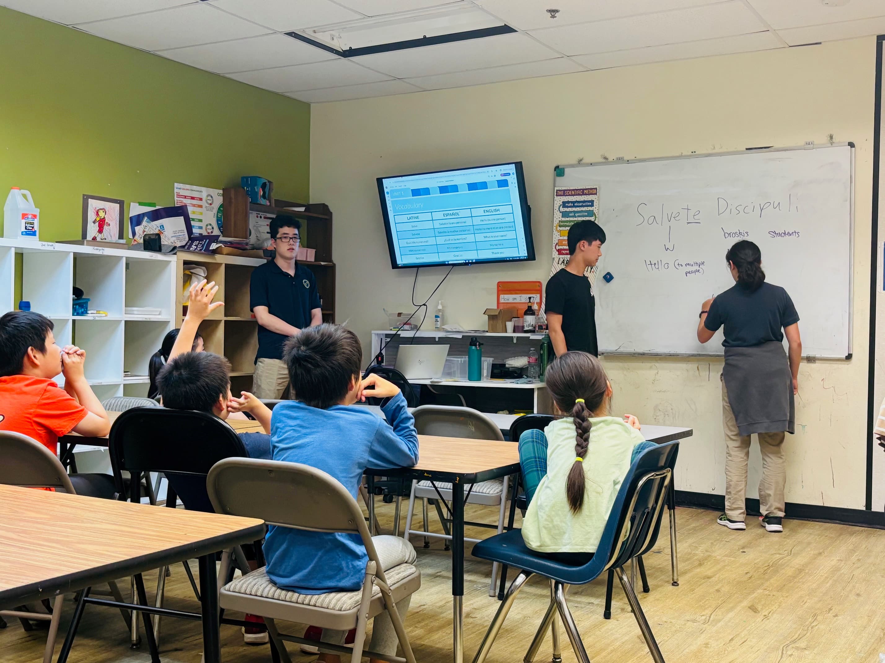 First Latin class at Grace Academy