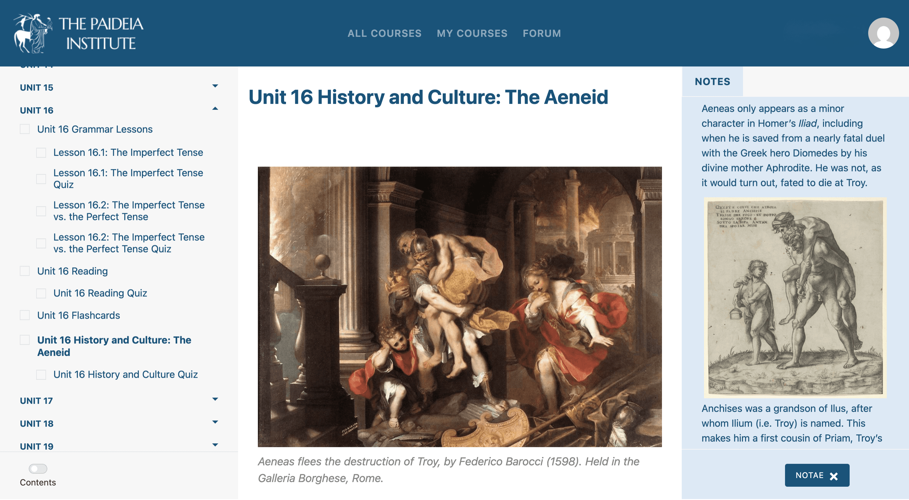 History and culture enrichment materials